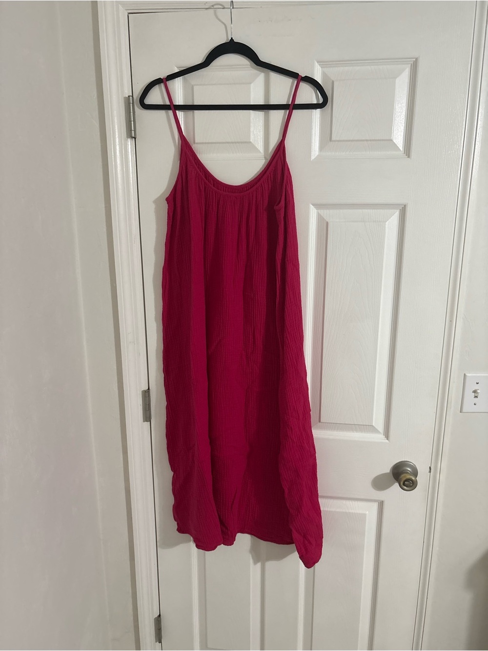 Express Sleeveless Maxi Dress in Raspberry Pink